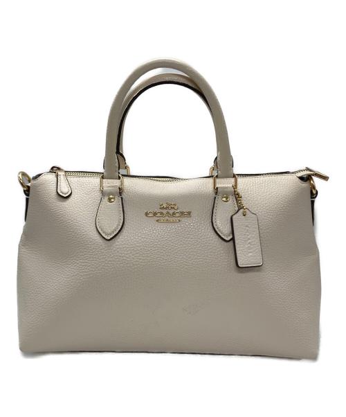 COACH（コーチ）COACH (コーチ) ジョージア サッチェル ショルダー 2WAYバッグ アイボリーの古着・服飾アイテム