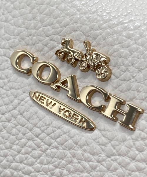COACH（コーチ）COACH (コーチ) ジョージア サッチェル ショルダー 2WAYバッグ アイボリーの古着・服飾アイテム