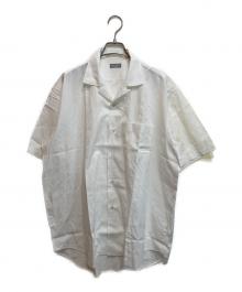 COMME des GARCONS HOMME（コムデギャルソン オム）の古着「半袖コットンシャツ」｜ホワイト