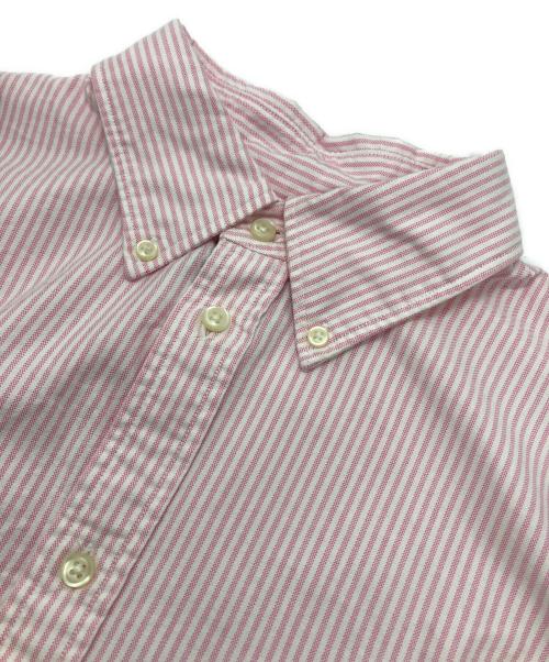 POLO RALPH LAUREN（ポロ・ラルフローレン）POLO RALPH LAUREN (ポロ・ラルフローレン) ストライプオックスフォードシャツ ピンク×ホワイト サイズ:Lの古着・服飾アイテム