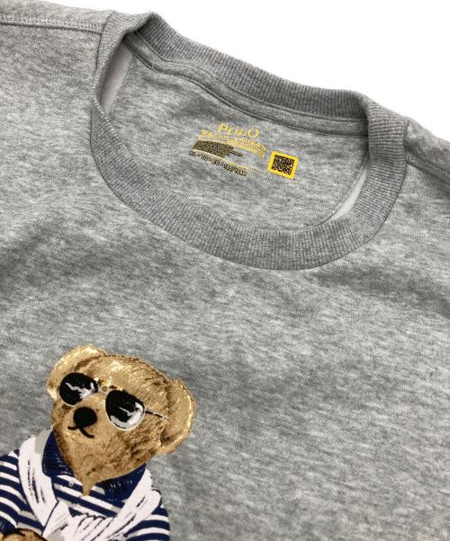 POLO RALPH LAUREN（ポロ・ラルフローレン）POLO RALPH LAUREN (ポロ・ラルフローレン) ポロベアパフォーマンススウェット グレー サイズ:XLの古着・服飾アイテム