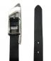 中古・古着 DIESEL (ディーゼル) B-DLOGOレザー ベルト ブラック：8000円
