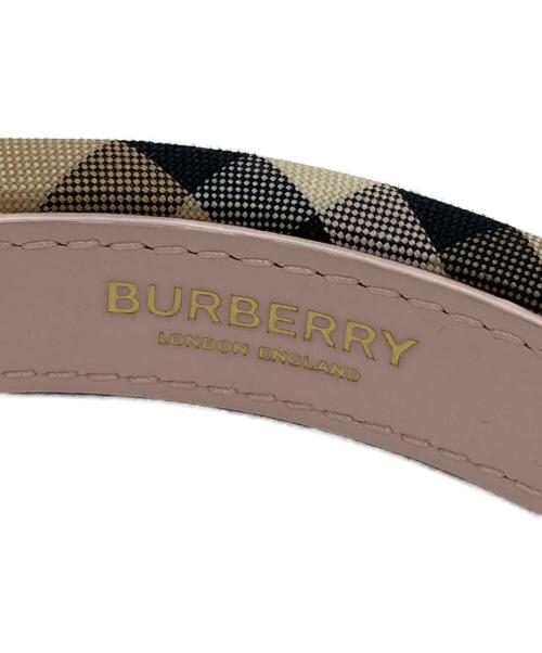 BURBERRY（バーバリー）BURBERRY (バーバリー) ノバチェックカチューシャ ベージュ サイズ:-の古着・服飾アイテム