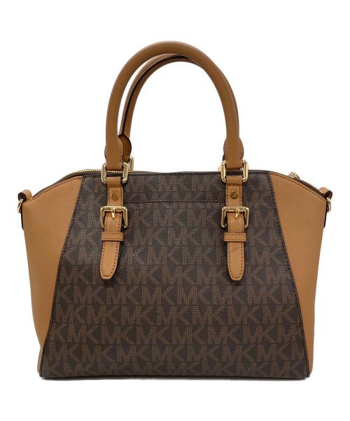 MICHAEL KORS（マイケルコース）MICHAEL KORS (マイケルコース) 2WAYショルダーバッグ ブラウンの古着・服飾アイテム