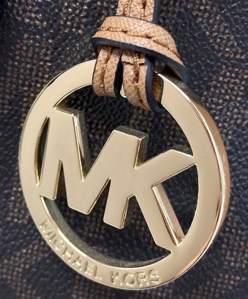 MICHAEL KORS（マイケルコース）MICHAEL KORS (マイケルコース) 2WAYショルダーバッグ ブラウンの古着・服飾アイテム