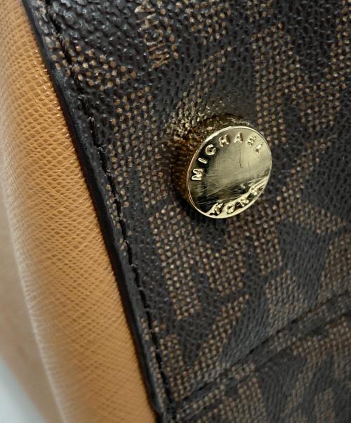 MICHAEL KORS（マイケルコース）MICHAEL KORS (マイケルコース) 2WAYショルダーバッグ ブラウンの古着・服飾アイテム