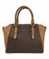 MICHAEL KORS (マイケルコース) 2WAYショルダーバッグ ブラウン：7000円