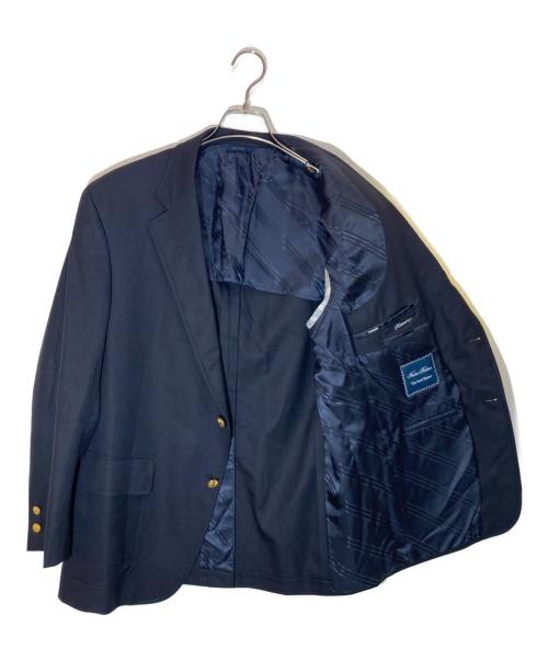 BROOKS BROTHERS（ブルックスブラザーズ）BROOKS BROTHERS (ブルックスブラザーズ) ホップサック段返り３釦ブレザー ネイビー サイズ:SIZE 42Sの古着・服飾アイテム