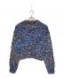 NKNIT（ンニット）の古着「mix color hand KNIT short」｜ブルー