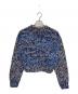 NKNIT (ンニット) mix color hand KNIT short ブルー：15000円