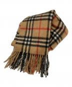 Burberry'sバーバリーズ）の古着「カシミヤノヴァチェックマフラー」｜ベージュ