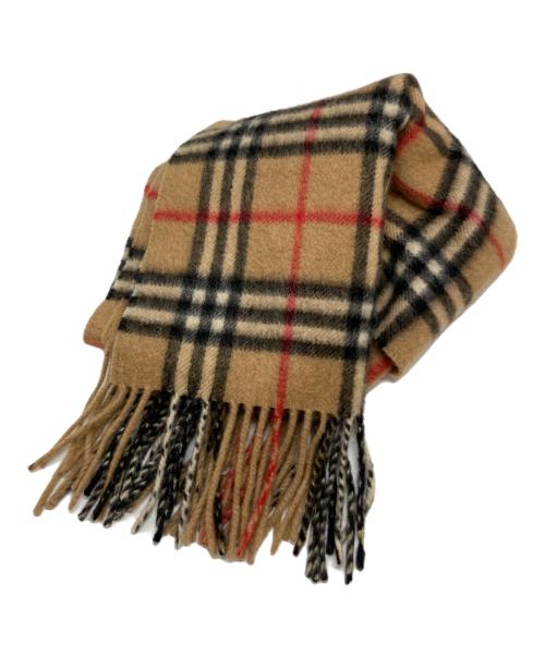 Burberry's（バーバリーズ）Burberry's (バーバリーズ) カシミヤノヴァチェックマフラー ベージュ サイズ:-の古着・服飾アイテム