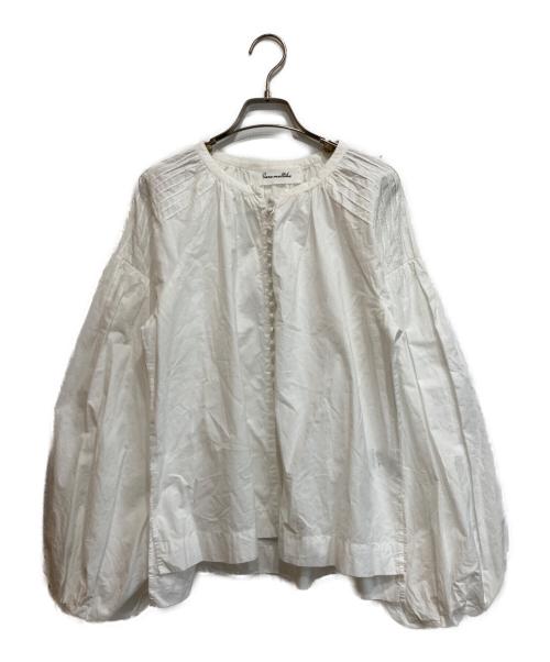 sara mallika（サラマリカ）sara mallika (サラマリカ) BIG SLEEVE TOP ホワイト サイズ:-の古着・服飾アイテム
