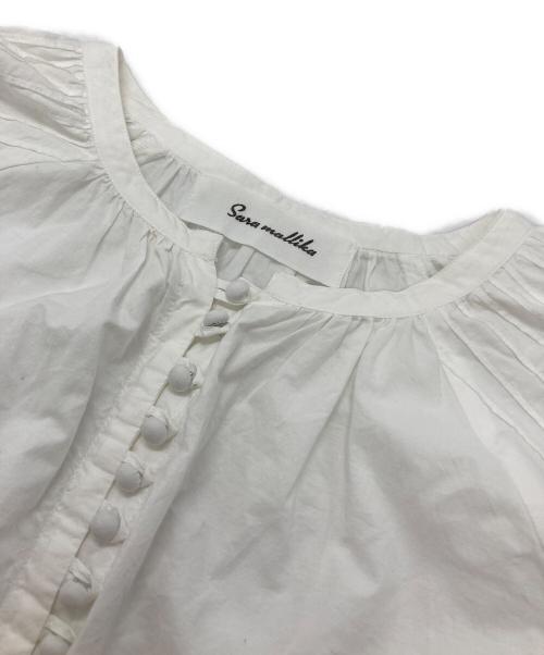 sara mallika（サラマリカ）sara mallika (サラマリカ) BIG SLEEVE TOP ホワイト サイズ:-の古着・服飾アイテム
