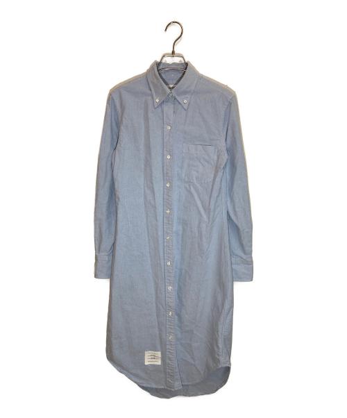 Thom Browne（トムブラウン）Thom Browne (トムブラウン) オックスフォードシャツワンピース ブルー サイズ:38の古着・服飾アイテム
