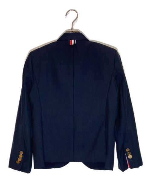 Thom Browne（トムブラウン）Thom Browne (トムブラウン) スリムフィット金釦テーラードジャケット ネイビー サイズ:36の古着・服飾アイテム