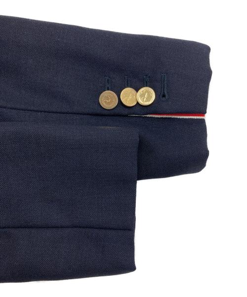Thom Browne（トムブラウン）Thom Browne (トムブラウン) スリムフィット金釦テーラードジャケット ネイビー サイズ:36の古着・服飾アイテム