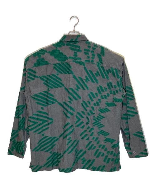 IM MEN（アイム メン）IM MEN (アイム メン) ジャガードシャツ グレー サイズ:SIZE 4の古着・服飾アイテム