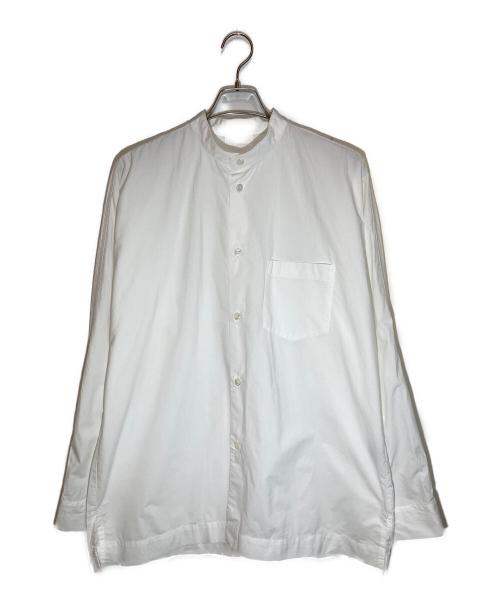 HOMME PLISSE ISSEY MIYAKE（オム プリッセ イッセイ ミヤケ）HOMME PLISSE ISSEY MIYAKE (オム プリッセ イッセイ ミヤケ) STREAMLINE SHIRT ホワイト サイズ:SIZE 3の古着・服飾アイテム
