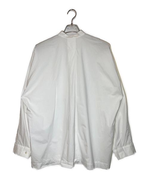 HOMME PLISSE ISSEY MIYAKE（オム プリッセ イッセイ ミヤケ）HOMME PLISSE ISSEY MIYAKE (オム プリッセ イッセイ ミヤケ) STREAMLINE SHIRT ホワイト サイズ:SIZE 3の古着・服飾アイテム