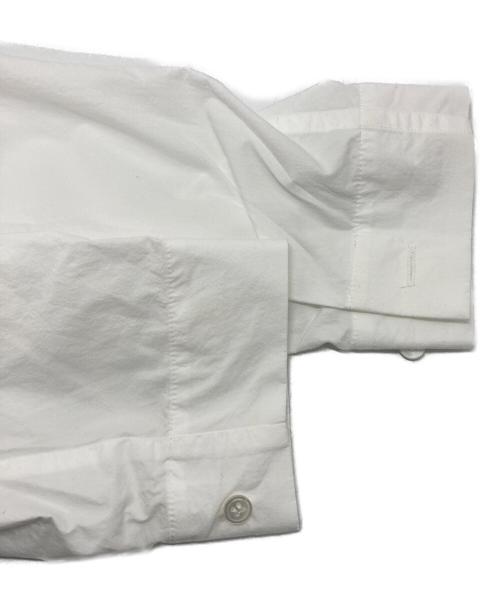 HOMME PLISSE ISSEY MIYAKE（オム プリッセ イッセイ ミヤケ）HOMME PLISSE ISSEY MIYAKE (オム プリッセ イッセイ ミヤケ) STREAMLINE SHIRT ホワイト サイズ:SIZE 3の古着・服飾アイテム