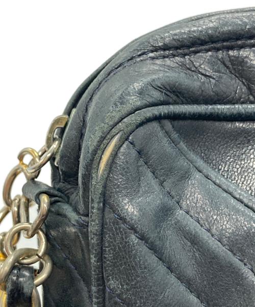 CHANEL（シャネル）CHANEL (シャネル) ラムスキン チェーンショルダーバッグ ブラック サイズ:-の古着・服飾アイテム