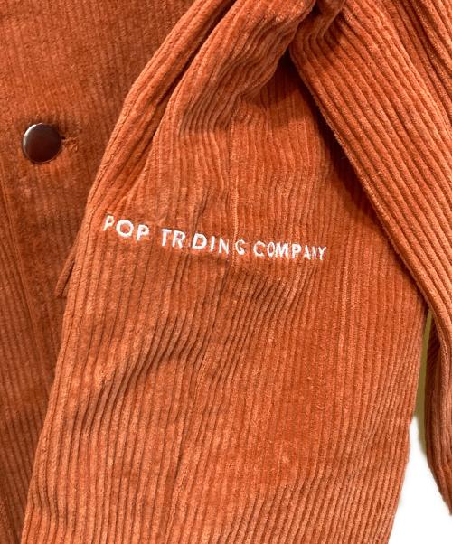 POP TRADING COMPANY（ポップトレーディングカンパニー）POP TRADING COMPANY (ポップトレーディングカンパニー) コーデュロイジャケット オレンジ サイズ:SIZE Mの古着・服飾アイテム