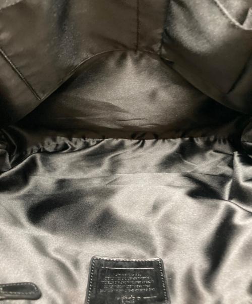 COACH（コーチ）COACH (コーチ) シグネチャートートバッグ ベージュ×ブラックの古着・服飾アイテム