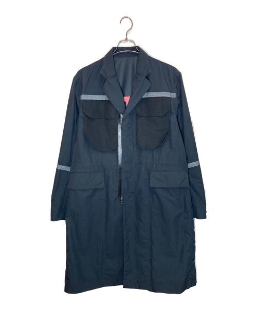 sacai（サカイ）sacai (サカイ) リップストップナイロンミリタリーコート ブラック サイズ:2の古着・服飾アイテム