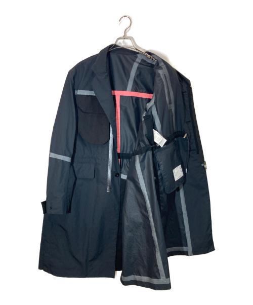sacai（サカイ）sacai (サカイ) リップストップナイロンミリタリーコート ブラック サイズ:2の古着・服飾アイテム