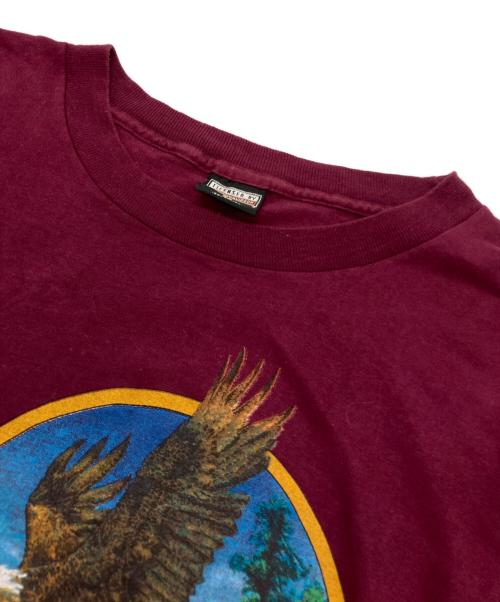 HARLEY-DAVIDSON（ハーレーダビッドソン）HARLEY-DAVIDSON (ハーレーダビッドソン) OLD プリントTシャツ ボルドー サイズ:XLの古着・服飾アイテム