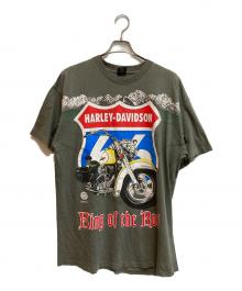 HARLEY-DAVIDSON（ハーレーダビッドソン）の古着「OLD プリントTシャツ」｜グレー