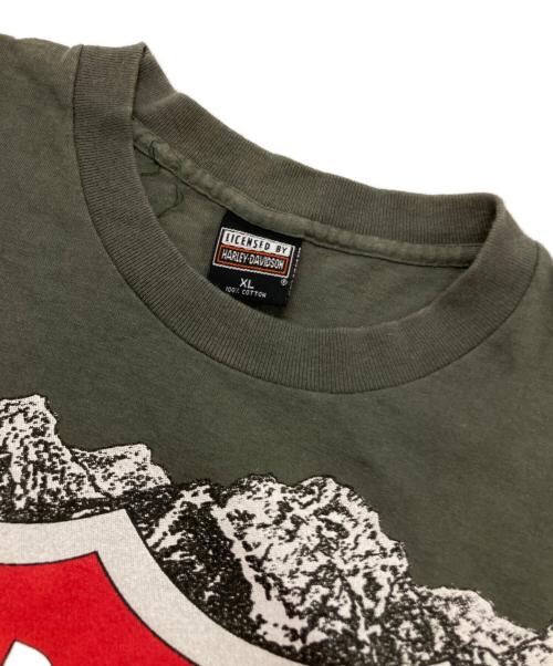 HARLEY-DAVIDSON（ハーレーダビッドソン）HARLEY-DAVIDSON (ハーレーダビッドソン) OLD プリントTシャツ グレー サイズ:XLの古着・服飾アイテム