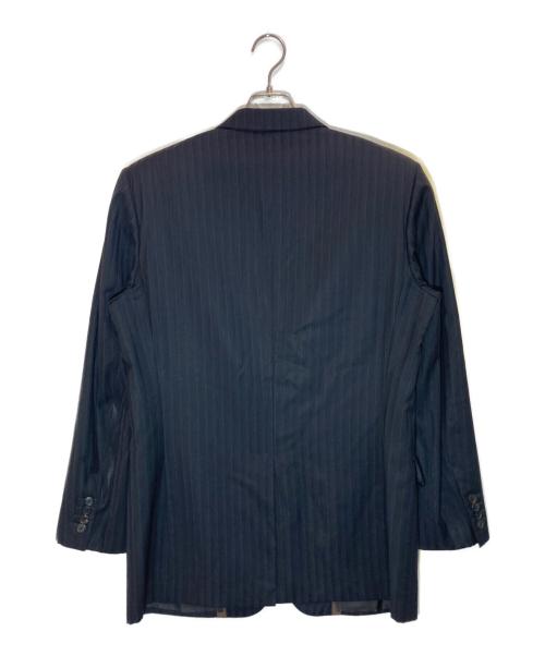 LOUIS VUITTON（ルイ ヴィトン）LOUIS VUITTON (ルイ ヴィトン) テーラードジャケット ブラック×グレー サイズ:50の古着・服飾アイテム