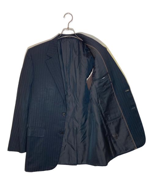 LOUIS VUITTON（ルイ ヴィトン）LOUIS VUITTON (ルイ ヴィトン) テーラードジャケット ブラック×グレー サイズ:50の古着・服飾アイテム