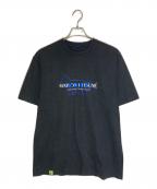 maison kitsune×ADER errorメゾンキツネ×アーダーエラー）の古着「Kitsune Layout T-Shirt」｜ブラック