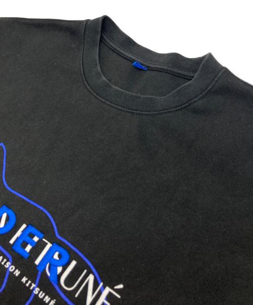 maison kitsune（メゾンキツネ）maison kitsune (メゾンキツネ) ADER error (アーダーエラー) Kitsune Layout T-Shirt ブラック サイズ:A2の古着・服飾アイテム