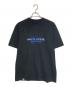 maison kitsune（メゾンキツネ）の古着「Kitsune Layout T-Shirt」｜ブラック