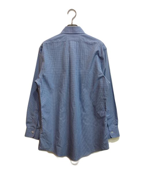 BROOKS BROTHERS（ブルックスブラザーズ）BROOKS BROTHERS (ブルックスブラザーズ) ボタンダウンチェックシャツ ブルー サイズ:SIZE 15の古着・服飾アイテム