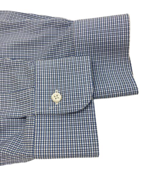 BROOKS BROTHERS（ブルックスブラザーズ）BROOKS BROTHERS (ブルックスブラザーズ) ボタンダウンチェックシャツ ブルー サイズ:SIZE 15の古着・服飾アイテム