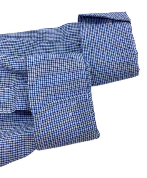 BROOKS BROTHERS（ブルックスブラザーズ）BROOKS BROTHERS (ブルックスブラザーズ) ボタンダウンチェックシャツ ブルー サイズ:SIZE 15の古着・服飾アイテム