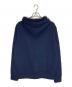 POLO RALPH LAUREN (ポロ・ラルフローレン) チェックロゴ裏起毛プルパーカー ネイビー サイズ:M：12000円