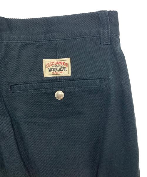 stussy（ステューシー）stussy (ステューシー) ワークパンツ ブラック サイズ:32の古着・服飾アイテム