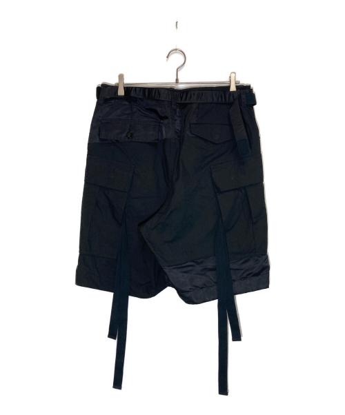 sacai（サカイ）sacai (サカイ) Cotton Nylon Oxford Short ブラック サイズ:3の古着・服飾アイテム