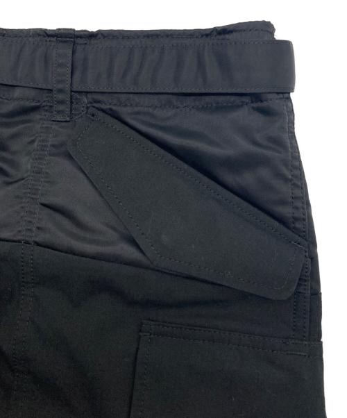 sacai（サカイ）sacai (サカイ) Cotton Nylon Oxford Short ブラック サイズ:3の古着・服飾アイテム