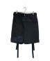 sacai（サカイ）の古着「Cotton Nylon Oxford Short」｜ブラック