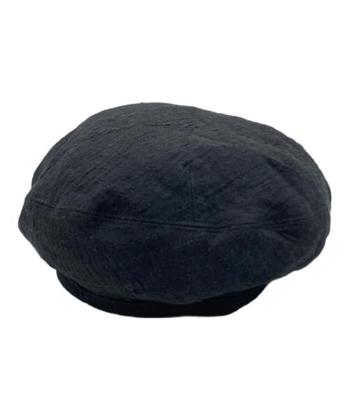 Porter Classic（ポータークラシック）Porter Classic (ポータークラシック) SASHIKO STRECH BERET ブラック サイズ:-の古着・服飾アイテム