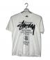 stussy（ステューシー）の古着「プリントTシャツ」｜ホワイト