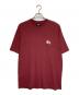 stussy（ステューシー）の古着「プリントTシャツ」｜ボルドー