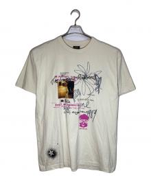 HUF×SMASHING PUMPKINS（ハフ×スマッシングパンプキンズ）の古着「プリントTシャツ」｜ベージュ